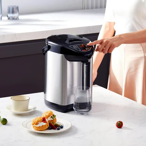 Miniatura 8 de VEVOR Dispensador de agua caliente, caldera y calentador de agua ajustable de 4 temperaturas, calentador de agua de encimera de acero inoxidable