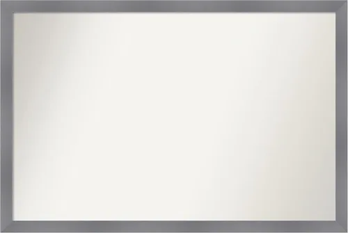 Miniatura 402 de Amanti Art Espejo personalizado, espejo de baño gris plomo a rayas, espejo de pared o espejo de tocador de baño sobre el fregadero