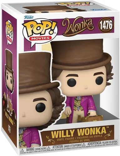 Funko Pop! Movies: Wonka - Willy Wonka - Figura de vinilo coleccionable - Idea de regalo - Producto oficial - para niños y adultos - Fans de