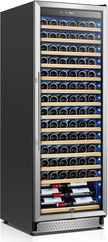 Miniatura 29 de Tylza Vitrina refrigerada para encimera, refrigerador comercial de 2.7 pies cúbicos/78L, vitrina con luz LED, puerta de vidrio doble, 32-54°F
