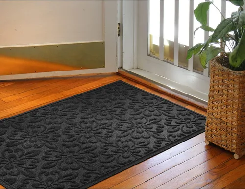 Miniatura 4 de Alfombra WaterHog para entradas – Alfombra para interior/exterior para entrada de casa, diseño duradero que atrapa la suciedad para puerta delantera