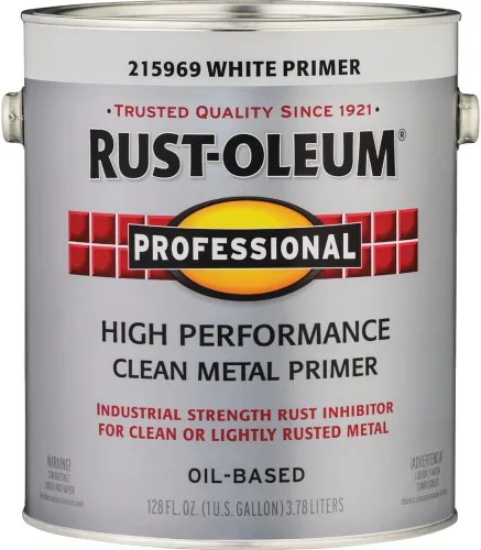 Miniatura 4 de Rust-OLEUM White 215969 - Pintura esmaltada profesional de un galón, 128 onzas líquidas, 11, color blanco (paquete de 1)