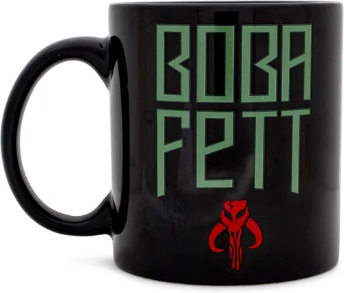 Miniatura 2 de Silver Buffalo Star Wars Boba Fett Helmet - Taza de café de cerámica, 20 onzas