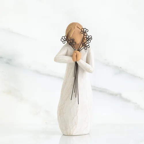 Miniatura 2 de Willow Tree Friendship, figura esculpida pintada a mano