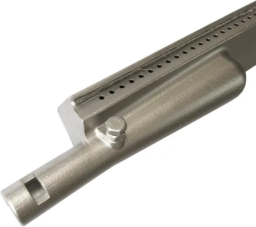 Miniatura 5 de Paquete de 3 quemadores de barbacoa de acero inoxidable fundido de 13 3/4 pulgadas, piezas de repuesto para parrillas Charbroil, Centro, Front