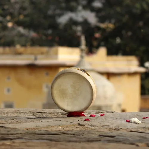 Miniatura 3 de De Kulture Works™ Kanjira mano percusión Kanjeera Instrumento musical
