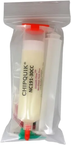 Miniatura 3 de CHIP QUIK NC191 - Flux de adhesión de flujo suave sin limpieza (jeringa de 30cc)