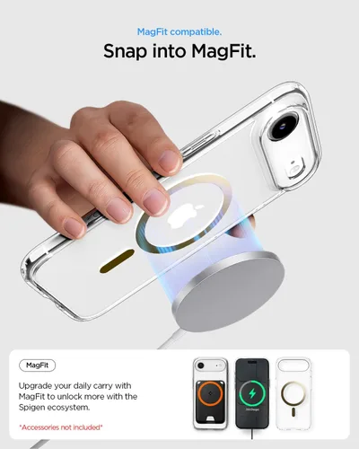 Miniatura 291 de Spigen Funda para iPhone 13 Mini, ultra híbrida MagFit [antiamarilleo] [compatible con Magsafe] - Transparente