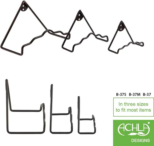 Miniatura 3 de Achla Designs B-37 Soporte de pared para placa, grande, paquete de 2