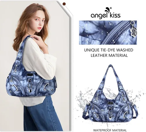 Miniatura 2 de Angelkiss Hobo Carteras y bolsos para mujeres Bolso de mano para mujeres Carteras grandes Bolsos de hombro diarios Purses, handbags, Handbag