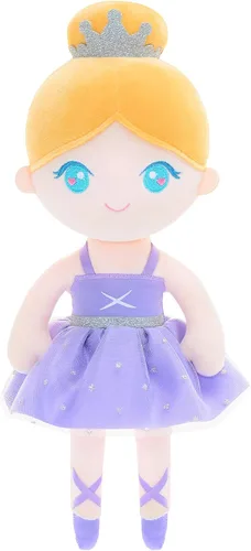 Miniatura 4 de Gloveleya Muñeca bebé niña regalo bailarina felpa suave muñeca púrpura claro Ballet Púrpura01