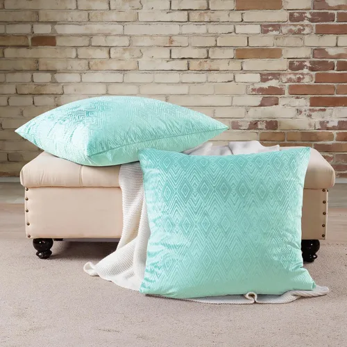 Miniatura 23 de Home Soft Things Ikat - Fundas de almohada de terciopelo de 2 piezas, 14 x 26 pulgadas, aguacate, funda de almohada decorativa lumbar sólida