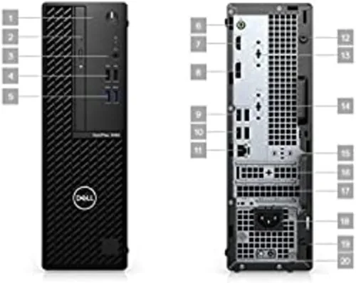 Miniatura 5 de Dell Optiplex 3080 SFF - Escritorio de factor de forma pequeño Core i5-10500 - Disco duro SSD de 256 GB - 16 GB de RAM 6 núcleos @ 4.5 GHz Win