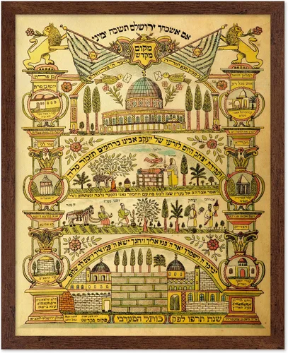 Miniatura 47 de Poster Master Póster astrológico clásico, impresión de ciencia vintage, regalo para artistas, amigos, el antiguo zodiaco de Egipto, rueda