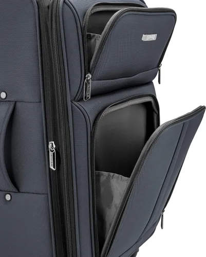 Miniatura 3 de US Traveler - Equipaje extensible con ruedas giratorias y costado blando Anzio Gris oscuro US08120G
