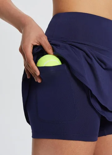 Miniatura 4 de baleaf Faldas de tenis plisadas para mujer, faldas de golf atléticas para mujer con bolsillos, pantalones cortos de cintura alta