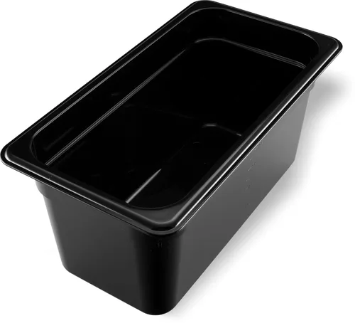 Carlisle FoodService Products Bandeja de alimentos de alta temperatura, contenedor de almacenamiento de alimentos de tamaño 1/3 para servir