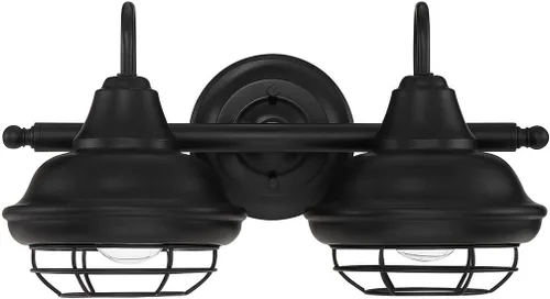 Miniatura 5 de Charleston - Aplique de pared con 4 luces, color negro mate, accesorio para baño: 10014