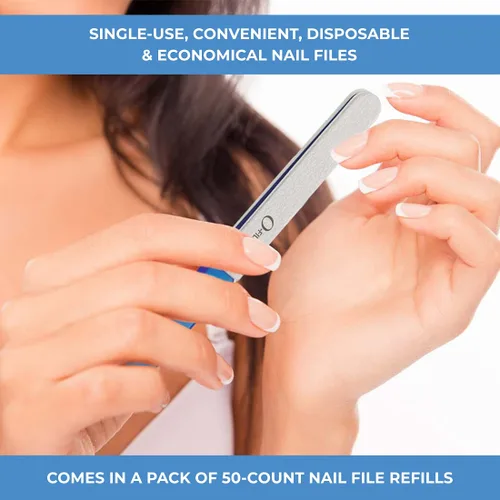 Miniatura 7 de ForPro Professional Collection O-Files - Sistema de archivos reemplazable, cebra, grano 180, repuestos de lima de uñas de manicura, 3.9 pulgadas
