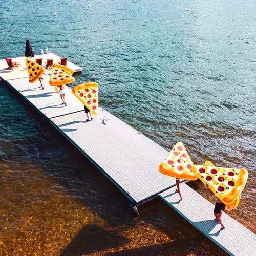 Miniatura 9 de Swimline Flotador inflable de rodaja de pizza para piscina, multicolor Rebanada de pizza