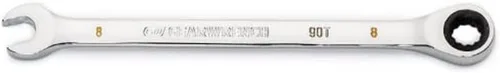 Miniatura 18 de GEARWRENCH 86907 Llave combinada de trinquete de 12 puntos con arco oscilante de 4 grados de 0.276 in
