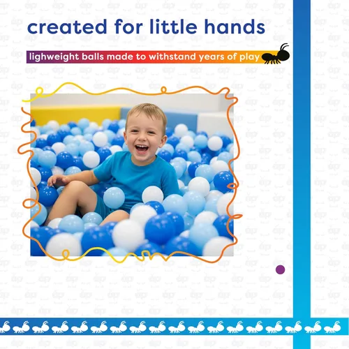 Miniatura 5 de Antsy Pants 100 pelotas para hogueras, pozo de pelotas para niños pequeños de 1 a 3 años, materiales no tóxicos, bolsa de almacenamiento ligera