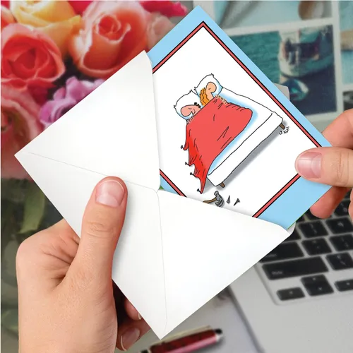 Miniatura 6 de NobleWorks Tarjeta de felicitación de aniversario español humorístico con sobre de 5 x 7 pulgadas (1 tarjeta) para parejas, marido, esposa, padres