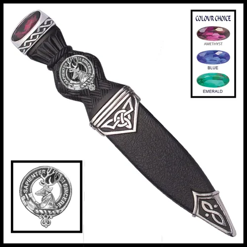 Miniatura 2 de Escudo del clan entrelazado Davidson Sgian Dubh