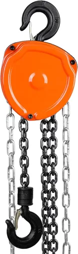 Miniatura 12 de VEVOR Polipasto de Cadena Manual, 1 Tonelada 2200 lbs de Capacidad 20 FT Come Along, Acero al Carbono Galvanizado G80 con Freno de Doble Trinquete