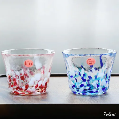 Miniatura 2 de Tazas de sake japonesas hechas a mano – Exquisita cristalería artesanal para sake frío y shochu, elegante vajilla para cualquier ocasión, fabricada