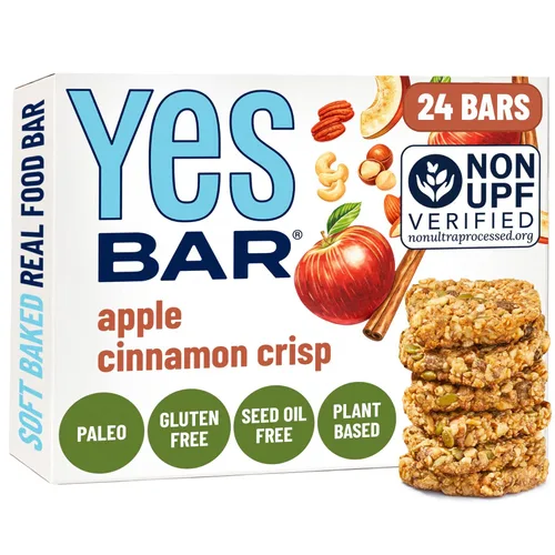 Miniatura 18 de YES Nut Bars - Fresa y coco - Barras suaves masticables saludables hechas con jarabe de arce orgánico, veganas, paleo, sin gluten, sin azúcar