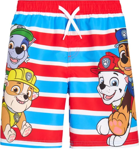 Nickelodeon Paw Patrol - Traje de baño para niños Chase Marshall Rubble TMNT UPF 50+ - Pantalones cortos de natación para niños pequeños y niños