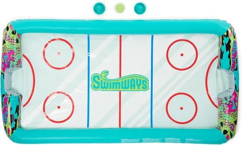 SwimWays Hydro Hockey - Juego de mesa de hockey acuático inflable flotante, juguete de piscina para niños de 5+ años Hockey inflable