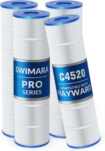 Miniatura 12 de Cartucho de filtro de piscina serie Pro, tela trilobal de 3 onzas, repuesto para Hayward CX550RE PA55 Unicel C-7656 Filbur FC-1240, compatible