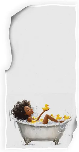 Miniatura 4 de Pfrewn Toallas de mano para tina de niña africana, 16 x 30 pulgadas, toalla de baño fina para niñas afroamericanas, ultra suave, altamente