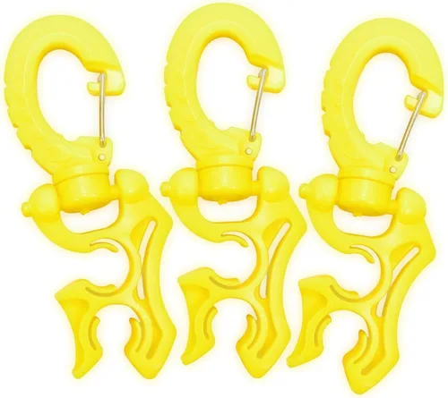 Miniatura 16 de Clip de soporte de manguera de buceo – Organizador de manguera seguro doble LP/HP para configuración BCD y gestión de equipos de buceo – Accesorio