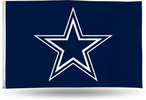 Miniatura 15 de NFL Rico Industries - Bandera estándar de 3 x 5 pies, de una cara, para interior o exterior, decoración del hogar