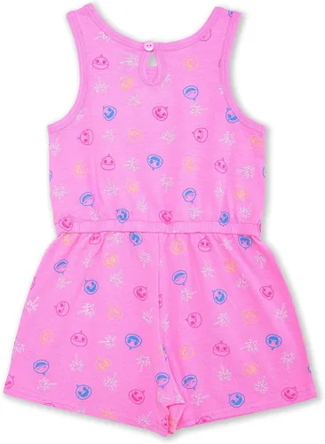 Miniatura 5 de Nickelodeon Baby Shark Girl's 2 Pack Romper Shorts for Infant and Toddler PinkGrey