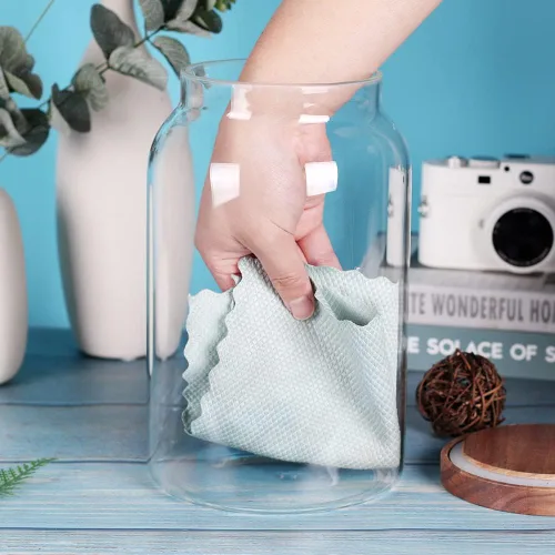 Miniatura 4 de LEAVES AND TREES Y Tarro de vidrio de 1 galón con tapa hermética y parte inferior antideslizante para almacenamiento de alimentos secos