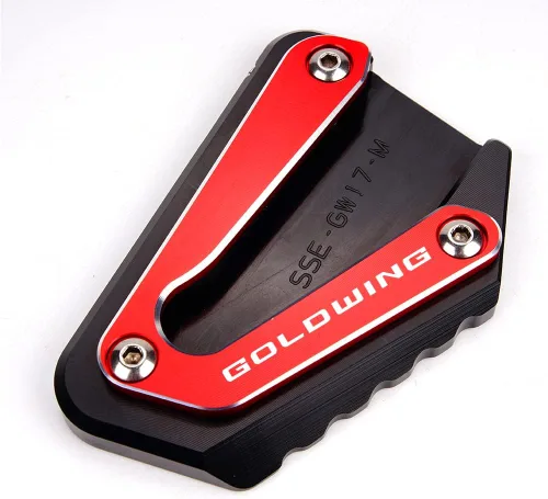 Miniatura 10 de MOWOK Para Goldwing GL1800 2002-2017 y 2018-2025 Goldwing GL1800 1800 Extensión de Soporte Lateral de Motocicleta con Reposapiés