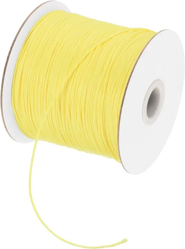Miniatura 10 de MECCANIXITY Cordón encerado de poliéster encerado de 0.020 in, cuerda de cera de 175 yardas para hacer pulseras, collares, cuentas, joyería y Negro