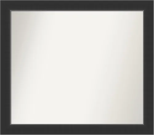 Miniatura 251 de Amanti Art Espejo personalizado, espejo de baño negro Astor, espejo de pared o espejo de tocador de baño sobre el fregadero (25 x 25 pulgadas)