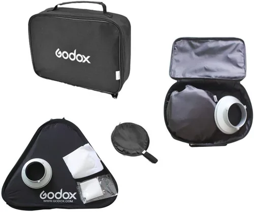 Miniatura 6 de Godox Softbox - Caja de luz plegable portátil de 23.6 in x 23.6 in con adaptador de liberación rápida Bowens Mount Speedring para fotografía