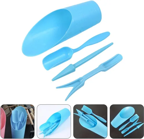 Miniatura 2 de Abaodam Succulent Planting Tools Kit PP Garden Hand Tool Set for Indoor Transplanting Digging Soil Loosening Succulent Care Accessories Blue