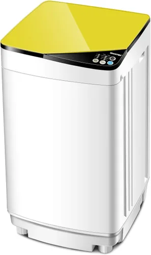Miniatura 10 de Giantex Lavadora Completamente Automática, Lavadora Portátil y Secadora Centrífuga, Capacidad de 7.7 libras, Lavadora Compacta para Ropa con Luz