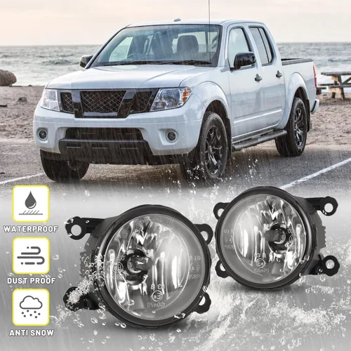 Miniatura 6 de Lámparas antiniebla compatibles con Nissan Xterra Pathfinder Frontier compatible con Titan/Titan XD Armada Driver Passenger Reemplazo 12V/55W