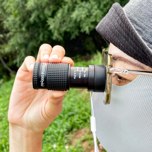 Miniatura 4 de Monocular de primer plano diseñado para usuarios de baja visión que tienen discapacidad visual. Monoculares de aumento de tamaño mini para visión a
