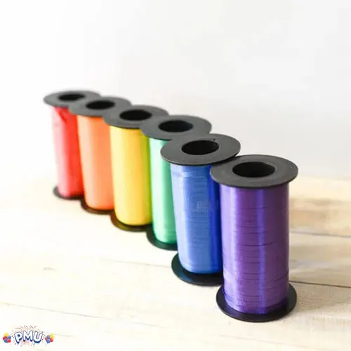 Miniatura 7 de PMU Tira de cinta rizadora negra de 500 yardas x 3/16 pulgadas para envolver regalos, decoración de cumpleaños, celebraciones, fiestas, accesorios
