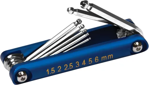 Performance Tool Juego de llaves hexagonales de brazo largo métrico 20148 - Acero al cromo vanadio para mayor resistencia y durabilidad con extremos