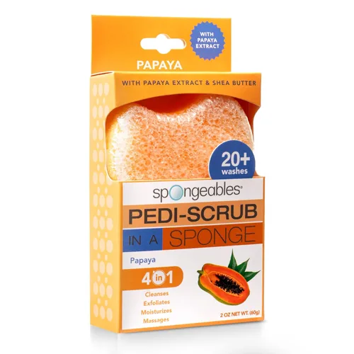 Miniatura 10 de Spongables Pedi Scrub - Esponja exfoliante para pies de 5+ lavados, lavanda, 6 unidades Aceite de árbol de té de lavanda Viaje